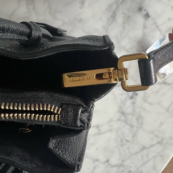 Miu Miu 2 way handbag Madras - Picture 6 of 10